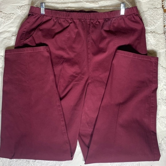 🔥🔥d & co. Jeans Burgundy size 2X Tall - Picture 1 of 4